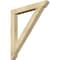 Ekena Millwork Traditional Slat Rough Sawn Bracket, Douglas Fir, 4"W x 36"D x 40"H BKT04X36X40TRA06RDF - alternate 1